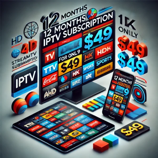 12 Months IPTV Subscription